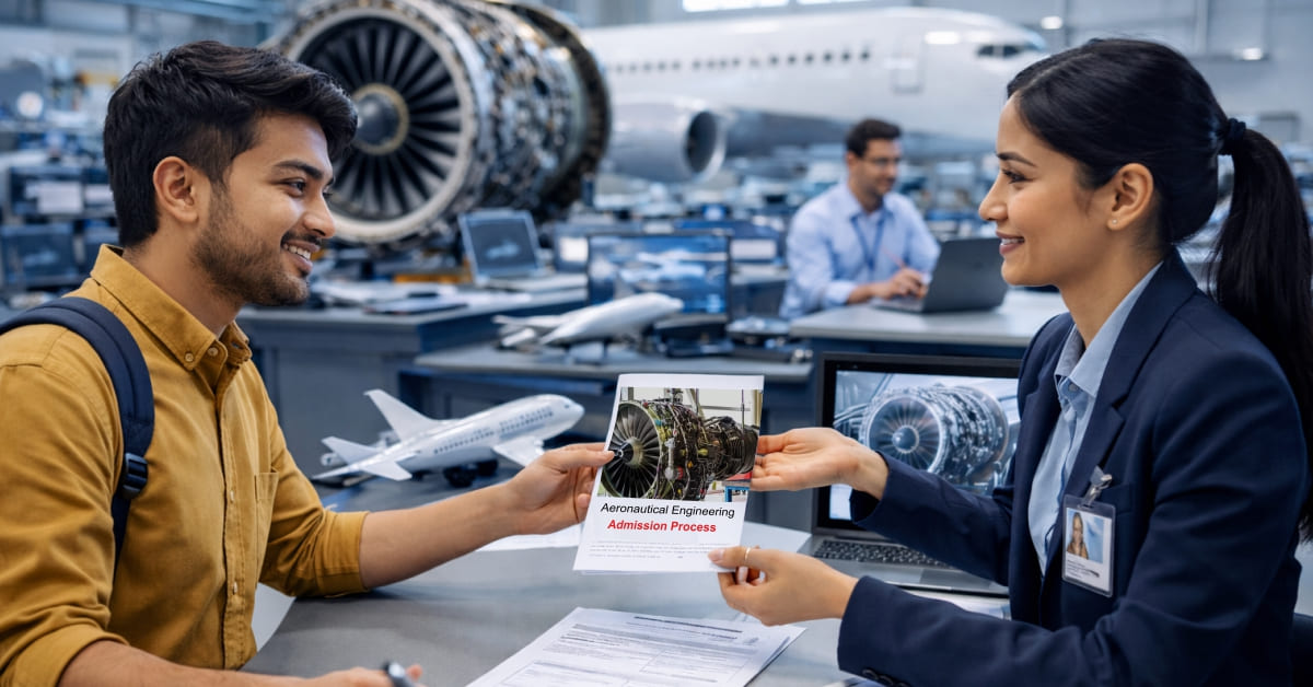 Admission Process of Aeronautical Engineering.